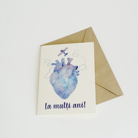 Greeting Card - Inima de...