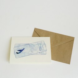 Greeting Cards - Plane Ticket