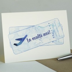 Greeting Card - Plane...