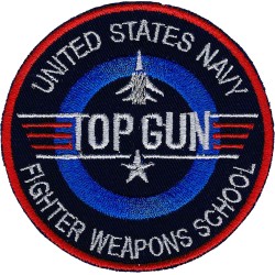 Emblema brodata "TOP GUN"...