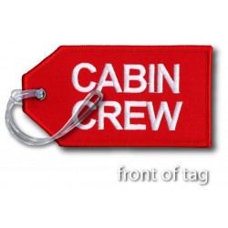 Cabin Crew - Embroidered Tag