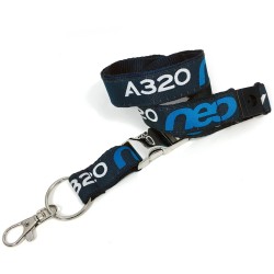 Airbus A320neo woven lanyard