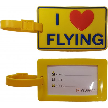 Eticheta bagaj I Love Flying