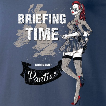 Tricou Nose Art BRIEFING TIME