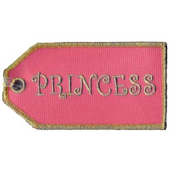 Princess - Embroidered Tag