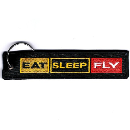 Eat Sleep Fly Keyring