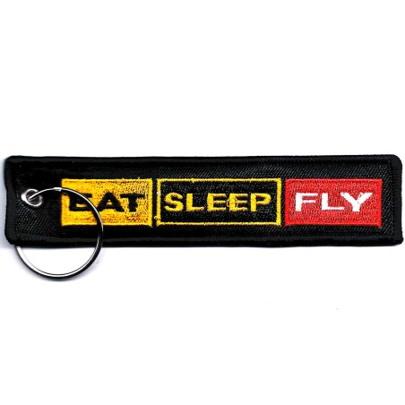 Eat Sleep Fly Keyring