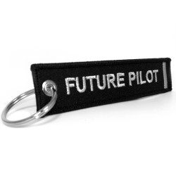 Future Pilot Keyring Silver