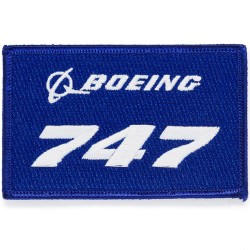Boeing 747 Strato Patch Blue