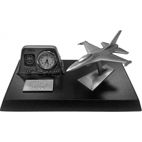 F16 Falcon Desk Top Clock