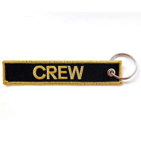 CREW Embroidered Keyring -...