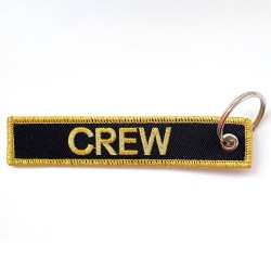 CREW Embroidered Keyring -...