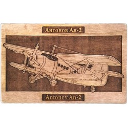Wooden plaque Antonov An-2