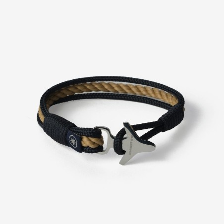 Blackened Waves Rope Bracelet