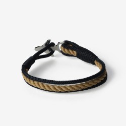 Blackened Waves Rope Bracelet