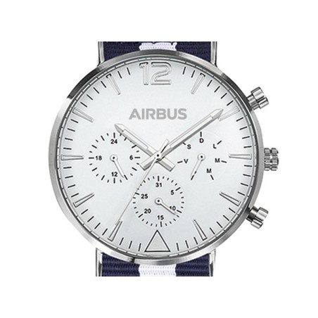 Ceas Airbus Montmartre - Alb