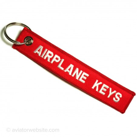 Breloc brodat Airplane Keys