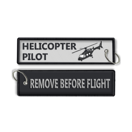 Helicopter RBF Keyring