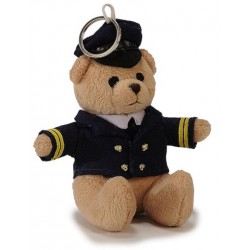 Pilot Bear Keyring -...