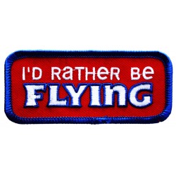 Id Rather Be Flying Applique